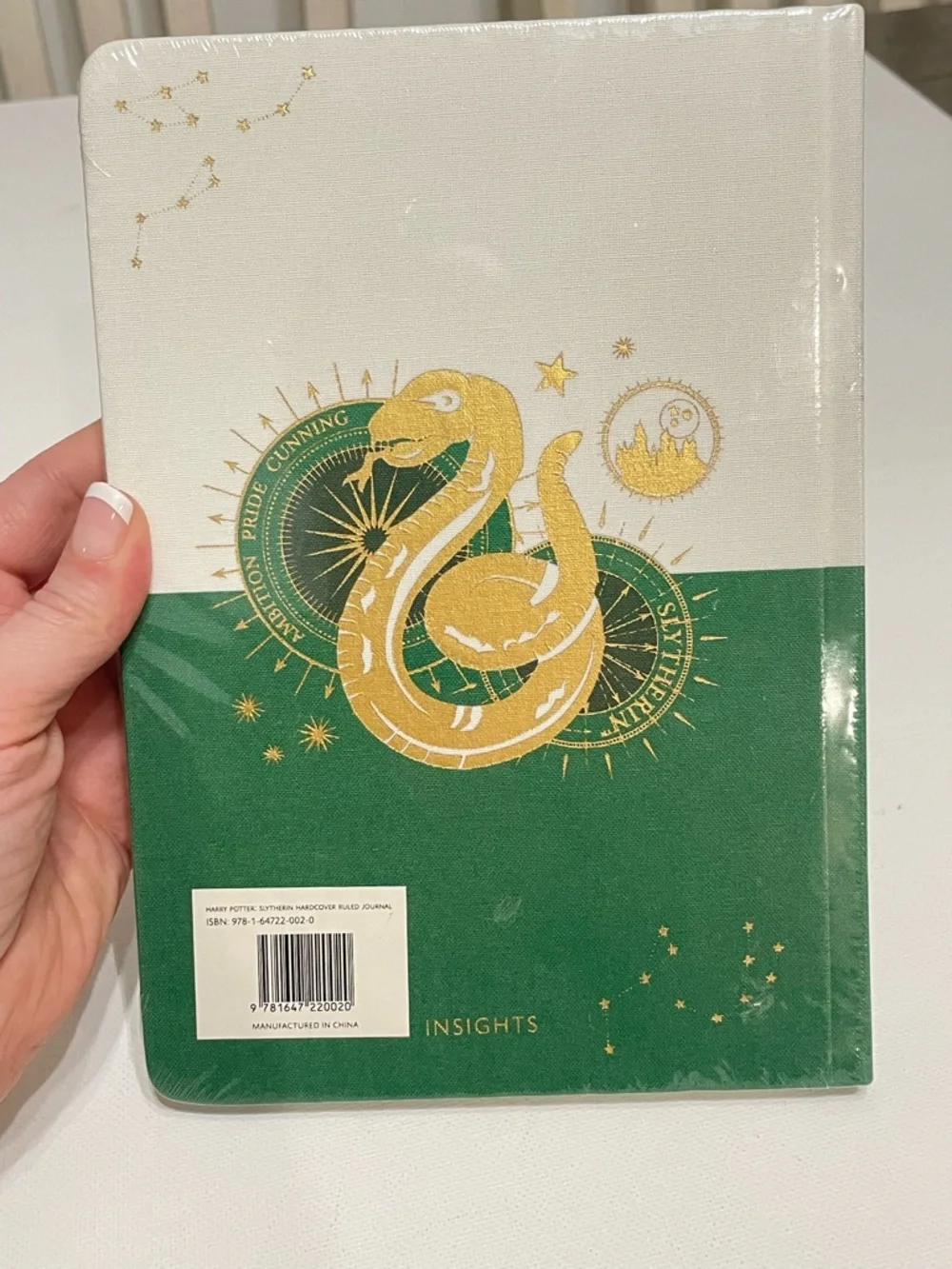 NWT Harry Potter‎ Slytherin Journal Notebook